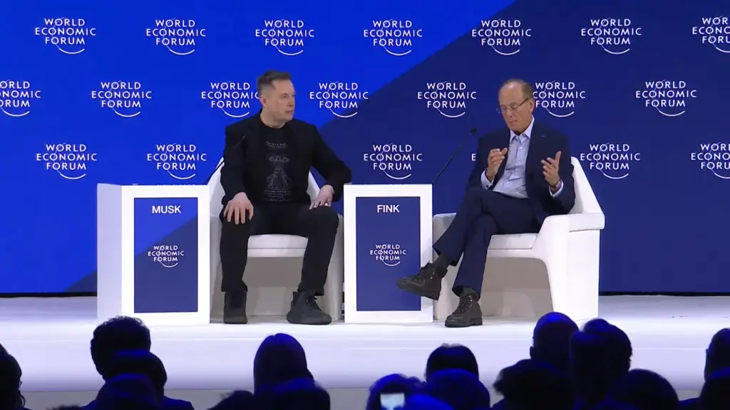 Elon Musk en WEF 2026